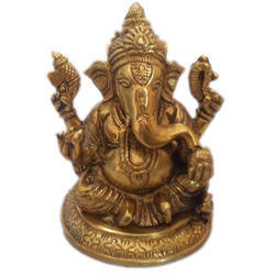 Brass Ganesha Statue